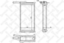 Schimbator caldura incalzire habitaclu Stellox 10-35009-SX