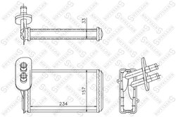 SCHIMBATOR CALDURA INCALZIRE HABITACLU STELLOX 10-35019-SX - Compatibil cu AUDI, SEAT, SKODA, VW