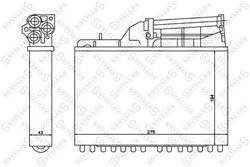 SCHIMBATOR CALDURA INCALZIRE HABITACLU STELLOX 10-35041-SX - Compatibil cu BMW