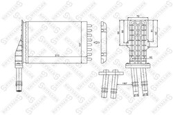 SCHIMBATOR CALDURA INCALZIRE HABITACLU STELLOX 10-35026-SX - Compatibil cu RENAULT