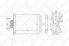 Schimbator caldura incalzire habitaclu Stellox 10-35056-SX