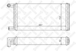 SCHIMBATOR CALDURA INCALZIRE HABITACLU STELLOX 10-35067-SX - Compatibil cu MERCEDES-BENZ, PUCH
