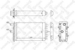 SCHIMBATOR CALDURA INCALZIRE HABITACLU STELLOX 10-35079-SX - Compatibil cu VW