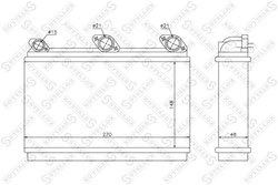 SCHIMBATOR CALDURA INCALZIRE HABITACLU STELLOX 10-35080-SX - Compatibil cu BMW