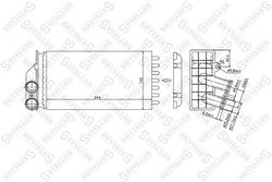 Schimbator caldura incalzire habitaclu Stellox 10-35103-SX
