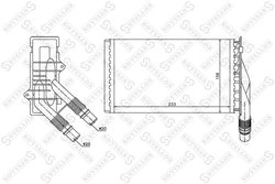 SCHIMBATOR CALDURA INCALZIRE HABITACLU STELLOX 10-35107-SX - Compatibil cu NISSAN, RENAULT