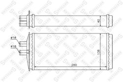 SCHIMBATOR CALDURA INCALZIRE HABITACLU STELLOX 10-35109-SX - Compatibil cu SKODA, VW