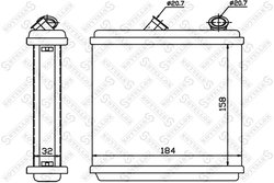 Schimbator caldura incalzire habitaclu Stellox 10-35128-SX