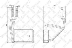 SCHIMBATOR CALDURA INCALZIRE HABITACLU STELLOX 10-35132-SX - Compatibil cu FORD, MAZDA