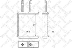 Schimbator caldura incalzire habitaclu Stellox 10-35169-SX