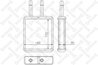 SCHIMBATOR CALDURA INCALZIRE HABITACLU STELLOX 10-35169-SX - Compatibil cu MAZDA