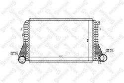 Intercooler Stellox 10-40038-SX
