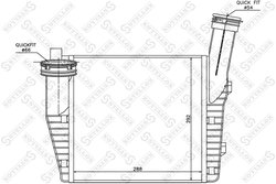 Intercooler Stellox 10-40079-SX