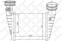 Intercooler Stellox 10-40157-SX
