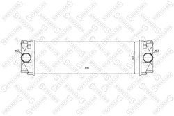 Intercooler Stellox 10-40206-SX