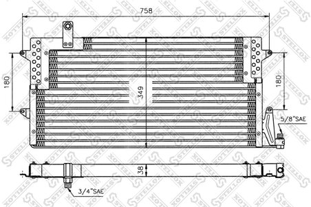 Radiator climatizare Stellox 10-45005-SX
