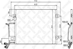 RADIATOR CLIMATIZARE STELLOX 10-45024-SX - Compatibil cu AUDI