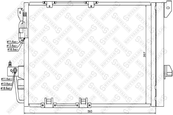 Radiator climatizare Stellox 10-45035-SX