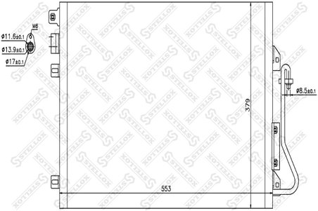 Radiator climatizare Stellox 10-45044-SX