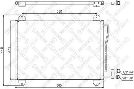RADIATOR CLIMATIZARE STELLOX 10-45059-SX - Compatibil cu MERCEDES-BENZ