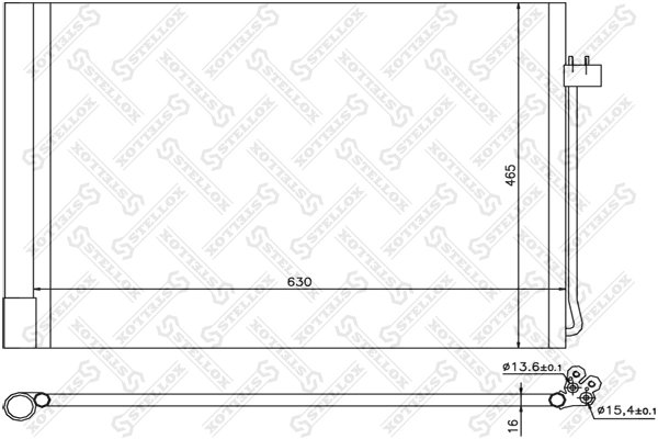 RADIATOR CLIMATIZARE STELLOX 10-45078-SX - Compatibil cu BMW