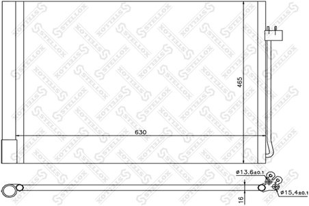 RADIATOR CLIMATIZARE STELLOX 10-45078-SX - Compatibil cu BMW