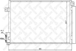 RADIATOR CLIMATIZARE STELLOX 10-45092-SX - Compatibil cu ABARTH, ALFA ROMEO, FIAT, LANCIA, OPEL