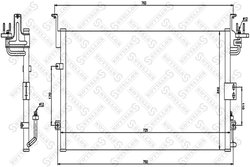 RADIATOR CLIMATIZARE STELLOX 10-45109-SX - Compatibil cu HYUNDAI, KIA