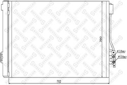 RADIATOR CLIMATIZARE STELLOX 10-45132-SX - Compatibil cu MERCEDES-BENZ