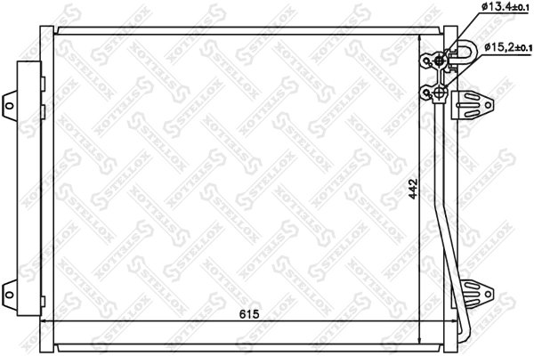 Radiator climatizare Stellox 10-45164-SX