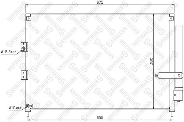 Radiator climatizare Stellox 10-45172-SX