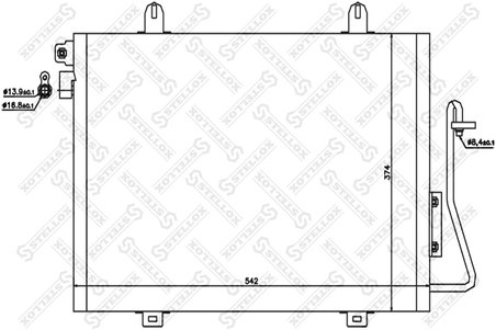 Radiator climatizare Stellox 10-45175-SX