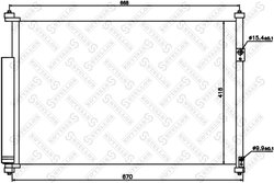 RADIATOR CLIMATIZARE STELLOX 10-45176-SX - Compatibil cu SUZUKI