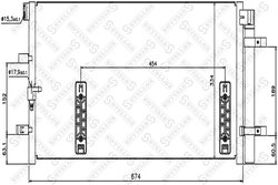 RADIATOR CLIMATIZARE STELLOX 10-45181-SX - Compatibil cu AUDI, PORSCHE