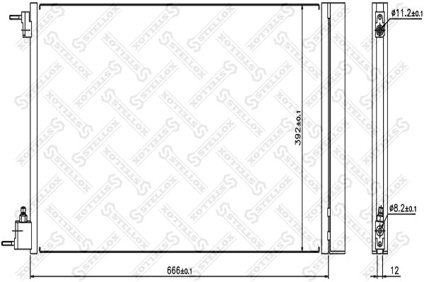 Radiator climatizare Stellox 10-45185-SX