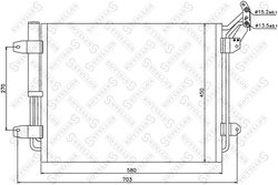 Radiator climatizare Stellox 10-45198-SX