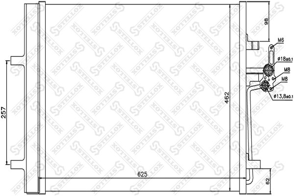 Radiator climatizare Stellox 10-45207-SX