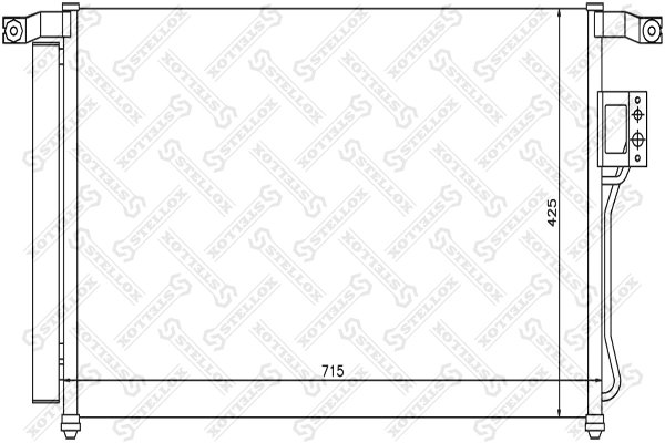Radiator climatizare Stellox 10-45203-SX