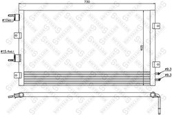 RADIATOR CLIMATIZARE STELLOX 10-45372-SX - Compatibil cu CHRYSLER