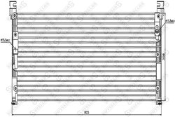RADIATOR CLIMATIZARE STELLOX 10-45350-SX - Compatibil cu TOYOTA