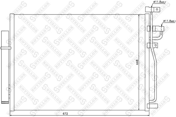 Radiator climatizare Stellox 10-45380-SX