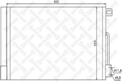 RADIATOR CLIMATIZARE STELLOX 10-45416-SX - Compatibil cu ABARTH, ALFA ROMEO, CITROEN, FIAT, OPEL, PEUGEOT