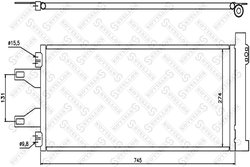 Radiator climatizare Stellox 10-45548-SX