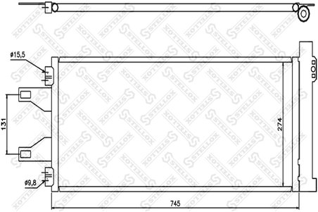 Radiator climatizare Stellox 10-45548-SX