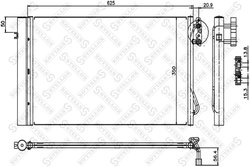 RADIATOR CLIMATIZARE STELLOX 10-45575-SX - Compatibil cu BMW