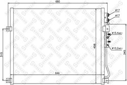 Radiator climatizare Stellox 10-45576-SX