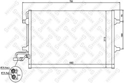 Radiator climatizare Stellox 10-45639-SX