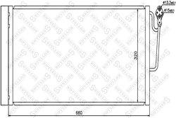 RADIATOR CLIMATIZARE STELLOX 10-45649-SX - Compatibil cu MINI