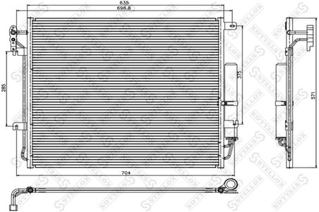 Radiator climatizare Stellox 10-45660-SX