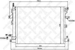 Radiator climatizare Stellox 10-45663-SX